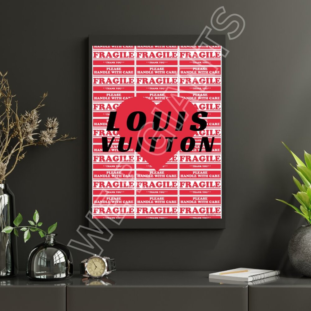 Louis Vuitton 18x24 Art Print - LV, Luxury Print, Trendy Wall Art